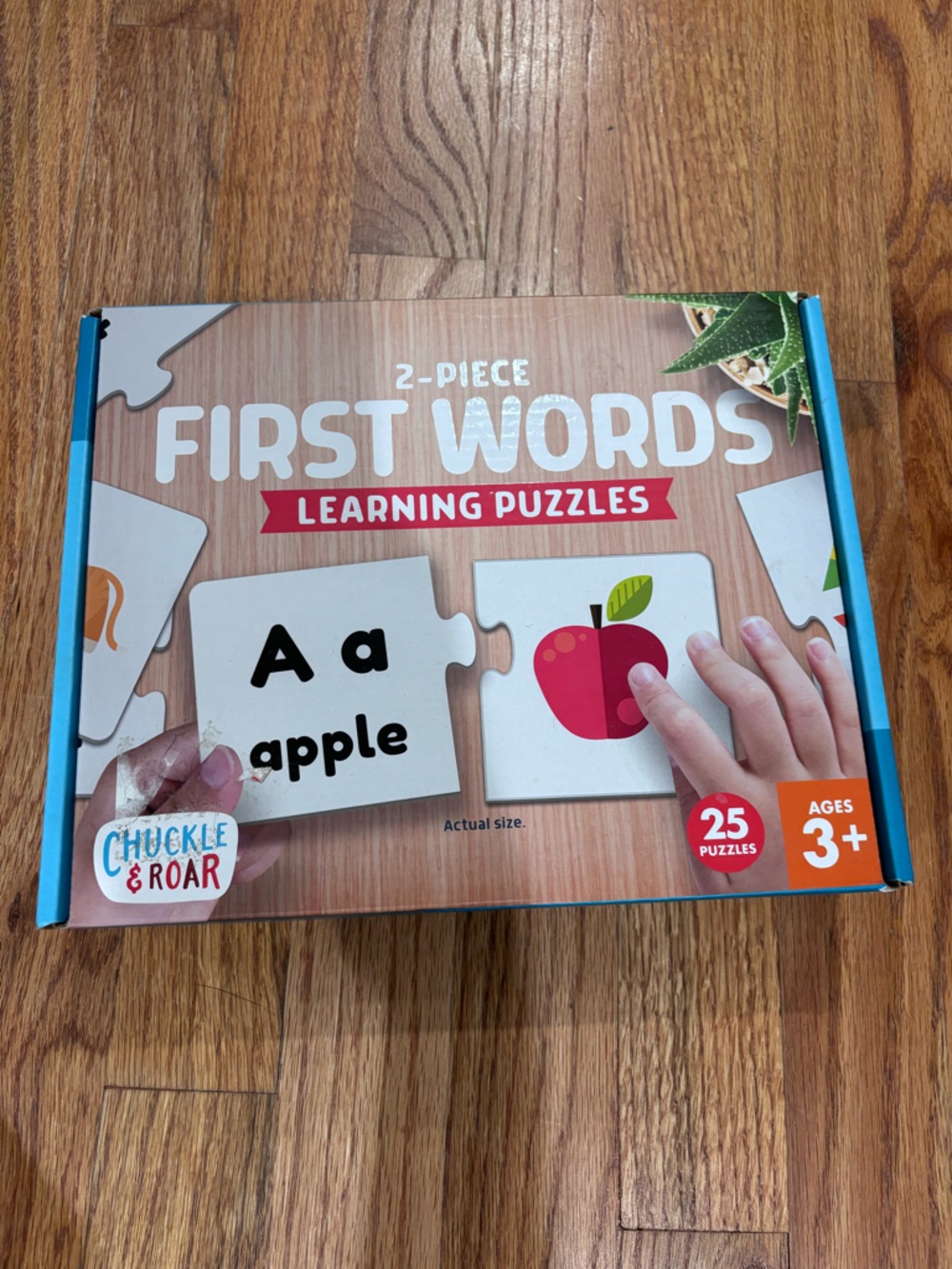 Chuckle & Roar Matching First Words Big Puzzle Pieces Great Learning Tool